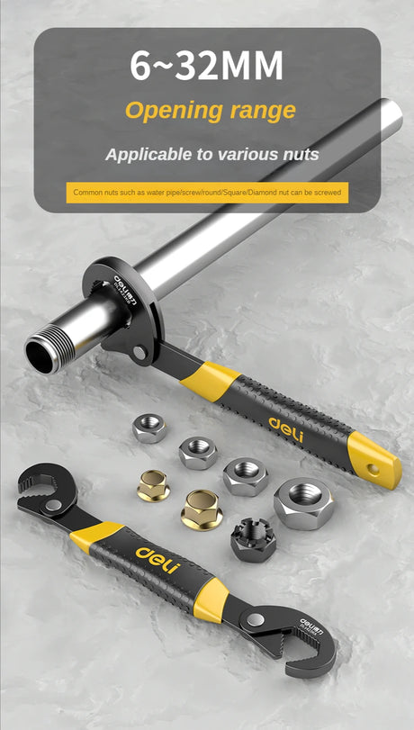 Snap N Grip 14-30 & 30-60mm Universal Open End Spanner tools  