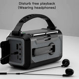 Solar 12000mAh Emergency Radio Charger AM/FM Hand Crank solar power  