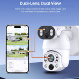 Solar Security Camera WIFI Human Tracking 50X Optical Zoom security systems  