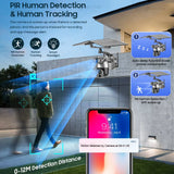 Solar Security Camera WIFI Human Tracking 50X Optical Zoom security systems  