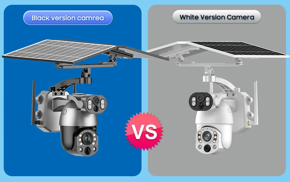 Solar Security Camera WIFI Human Tracking 50X Optical Zoom security systems  