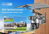 Solar Security Camera WIFI Human Tracking 50X Optical Zoom security systems  