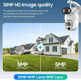 Solar Security Camera WIFI Human Tracking 50X Optical Zoom security systems  
