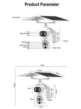 Solar Security Camera WIFI Human Tracking 50X Optical Zoom security systems  