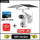 Solar Security Camera WIFI Human Tracking 50X Optical Zoom security systems  