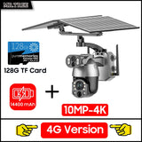 Solar Security Camera WIFI Human Tracking 50X Optical Zoom security systems  