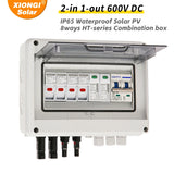 Solar photovoltaic PV Combiner Box With Lightning Protection 2 in 1 out electrical supplys  