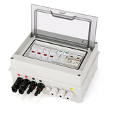 Solar photovoltaic PV Combiner Box With Lightning Protection 2 in 1 out electrical supplys  