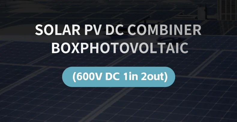Solar photovoltaic PV Combiner Box With Lightning Protection 2 in 1 out electrical supplys  
