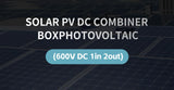 Solar photovoltaic PV Combiner Box With Lightning Protection 2 in 1 out electrical supplys  