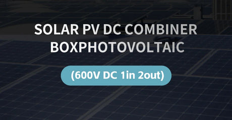 Solar photovoltaic PV Combiner Box With Lightning Protection 2 in 1 out electrical supplys  