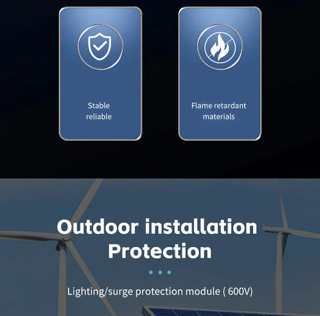 Solar photovoltaic PV Combiner Box With Lightning Protection 2 in 1 out electrical supplys  