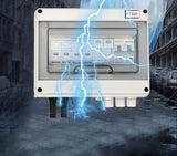 Solar photovoltaic PV Combiner Box With Lightning Protection 2 in 1 out electrical supplys  