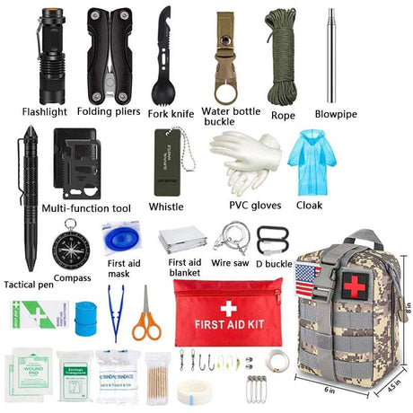 Survival First Aid Kit Survival set Molle survival  