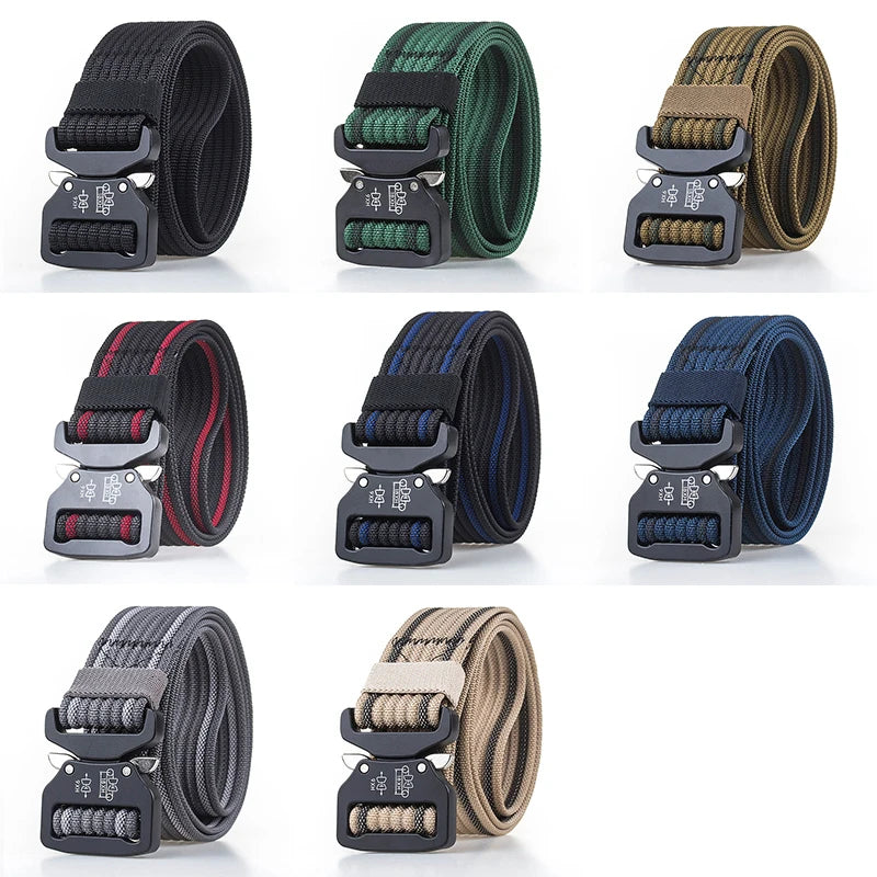 Tactical Belt Strong 1200D Real Nylon Quick Release Outdoor Clothing  