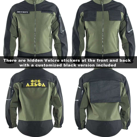 Tactical Fleece Jacket Waterproof Softshell Windbreaker Jackets  