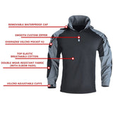 Tactical Uniform Pants and Shirt with Pads Outdoor Clothing  