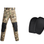 Tactical Uniform Pants and Shirt with Pads Outdoor Clothing  