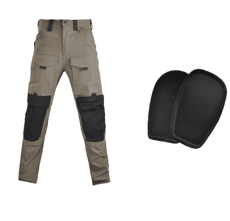 Tactical Uniform Pants and Shirt with Pads Outdoor Clothing  