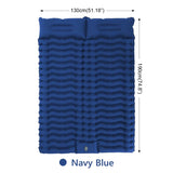 Ultra-Light Self-Inflating Double Mattress with Pillow Air Bed Camping Equipment  