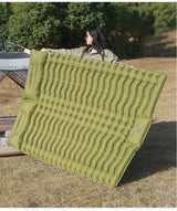 Ultra-Light Self-Inflating Double Mattress with Pillow Air Bed Camping Equipment  