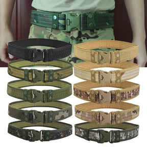 Unisex 130cm Canvas Belt-Quick-Release Outdoor Clothing  