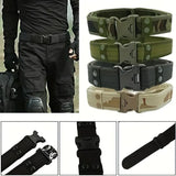 Unisex 130cm Canvas Belt-Quick-Release Outdoor Clothing  