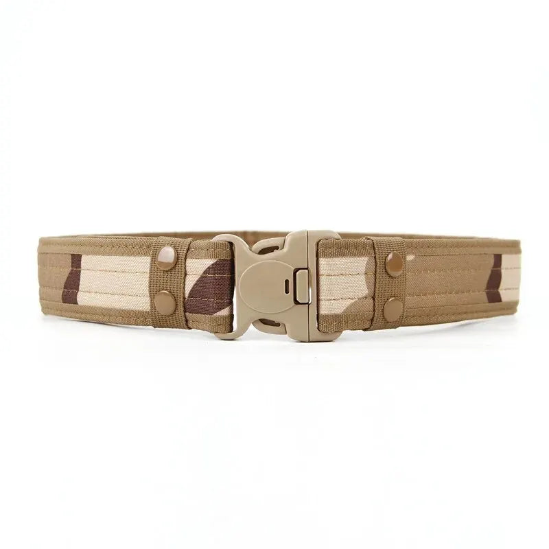 Unisex 130cm Canvas Belt-Quick-Release Outdoor Clothing  