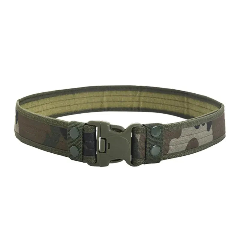 Unisex 130cm Canvas Belt-Quick-Release Outdoor Clothing  
