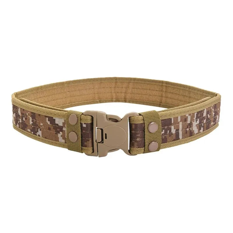 Unisex 130cm Canvas Belt-Quick-Release Outdoor Clothing  