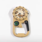 Versatile Carabineer Compass Watch Traditional Quartz Optics  