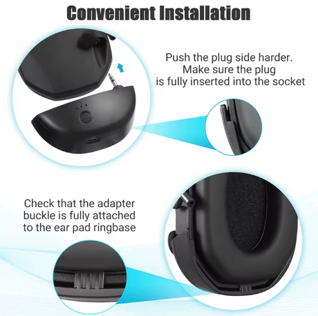 Walker Bluetooth Voice Amp Noise Reduction Hearing Protection Ear Muffs Hi-Vis & Safety  