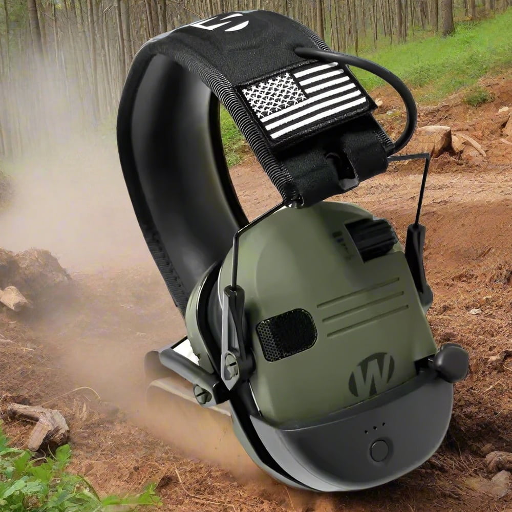 Walker Bluetooth Voice Amp Noise Reduction Hearing Protection Ear Muffs Hi-Vis & Safety  
