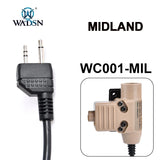 Walker U94 PTT 7.0 Plug Headset Adapters Eyes Ears & Hands  