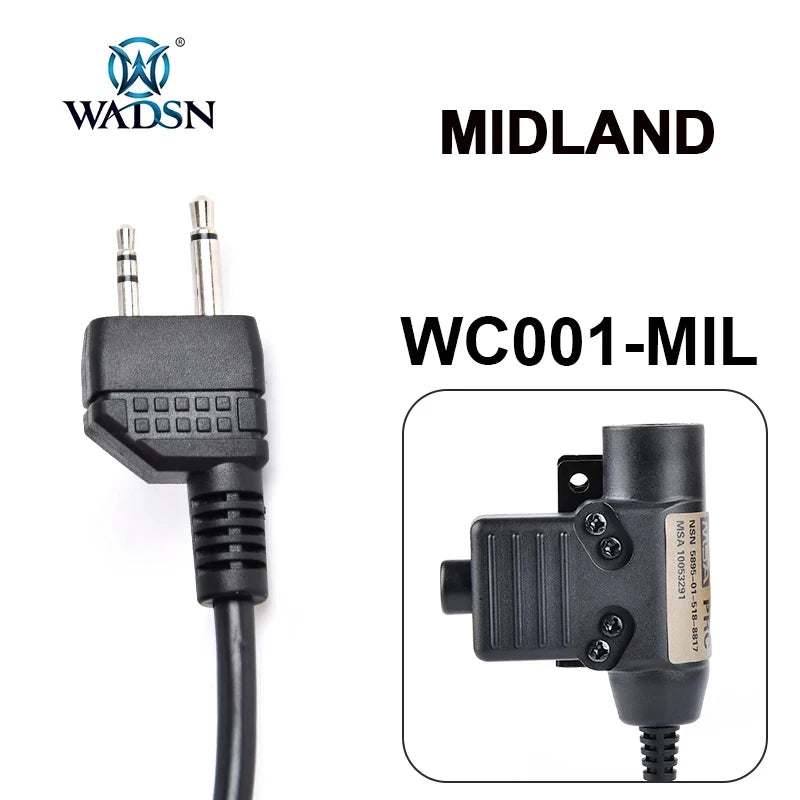 Walker U94 PTT 7.0 Plug Headset Adapters Eyes Ears & Hands  