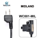 Walker U94 PTT 7.0 Plug Headset Adapters Eyes Ears & Hands  