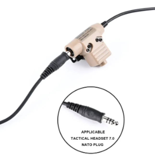 Walker U94 PTT 7.0 Plug Headset Adapters Eyes Ears & Hands  