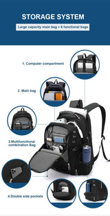 Waterproof 17/20 Inch Laptop Backpack Anti theft BackPacks  