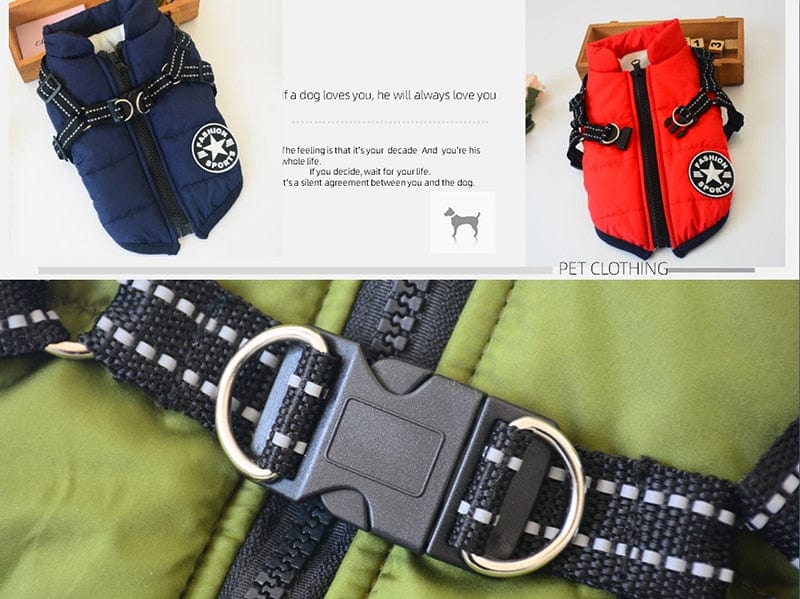 Waterproof Warm Dog Jacket Vest Dog Stuff  