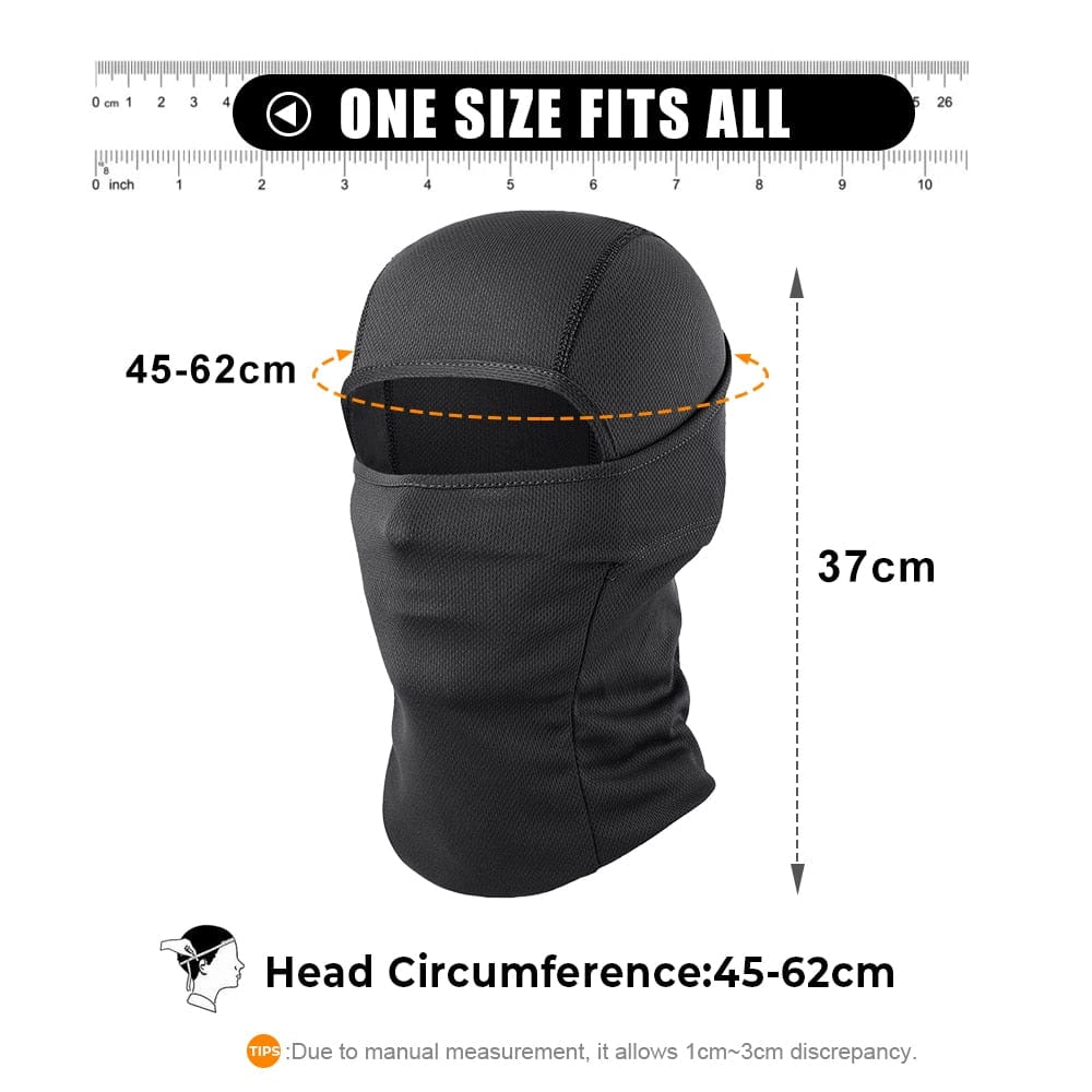 Wind Dirt Germ Proof Balaclava Thermal & Wool Beanies  