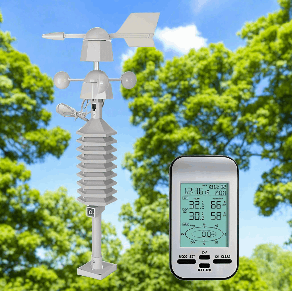Wireless Anemometer Weather Station Wind Power  