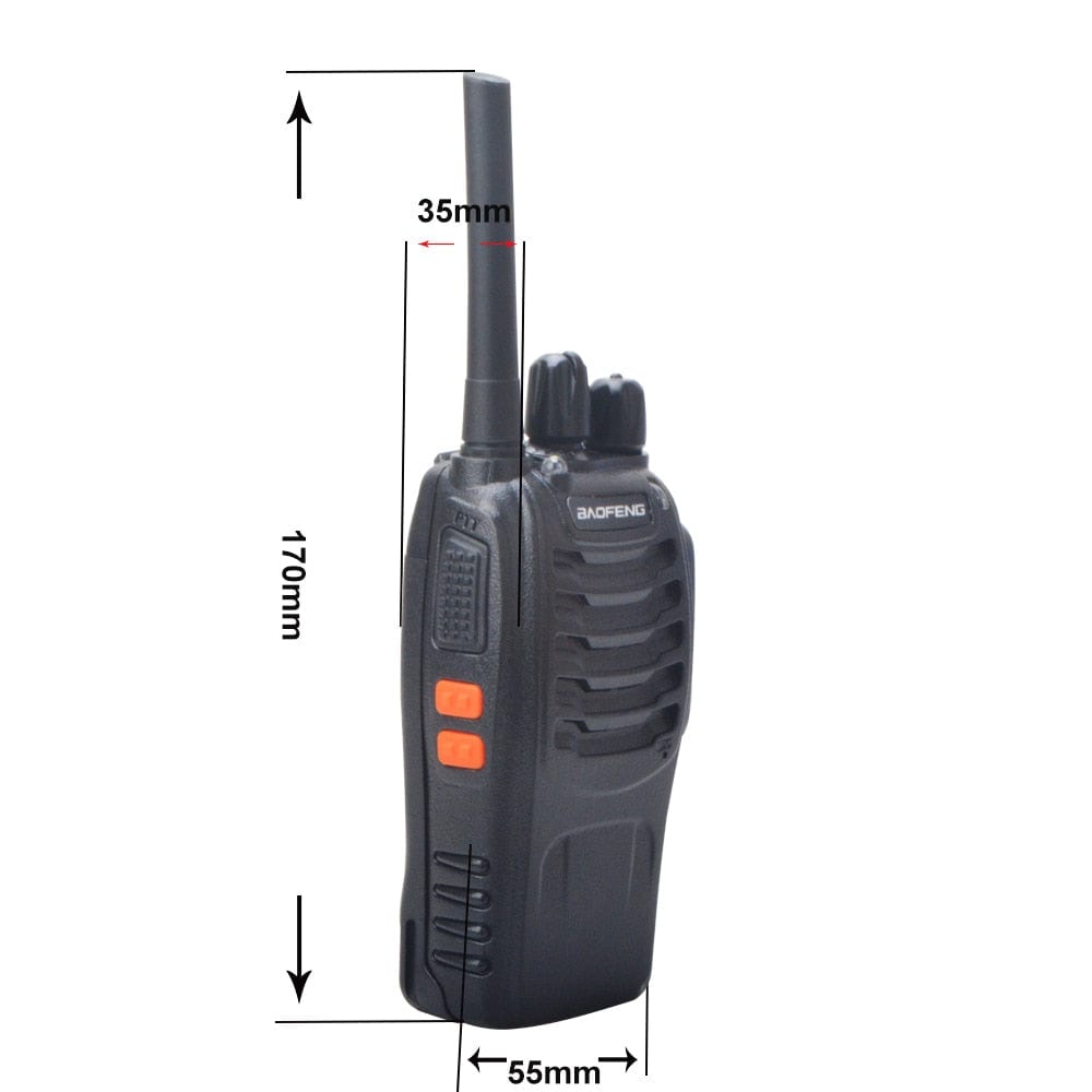 2 Peace set Walkie Talkie two way radio BF-88E Smart Technology  