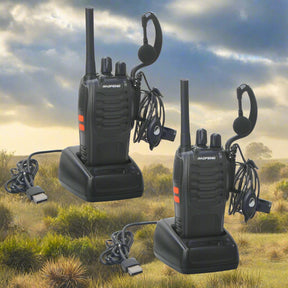 2 Peace set Walkie Talkie two way radio BF-88E Smart Technology  
