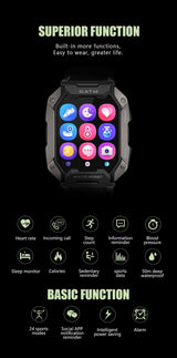 5ATM FC20 Ultra Smart Watch Carbon Watchs  