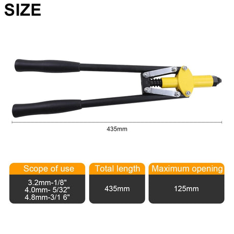BESTIR Rivet Gun 3.2mm-4.8mm tools  