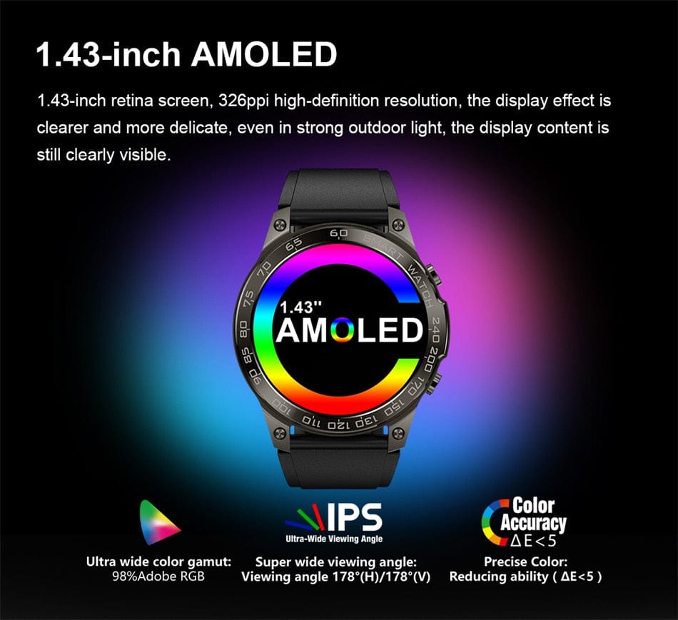 Bluetooth Smart Tracker Smartwatch 30mtr Depth Watchs  