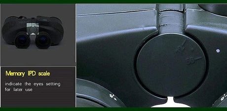 Boshile 10x50 Marine Binoculars Compass & Rangefinder Binoculars  