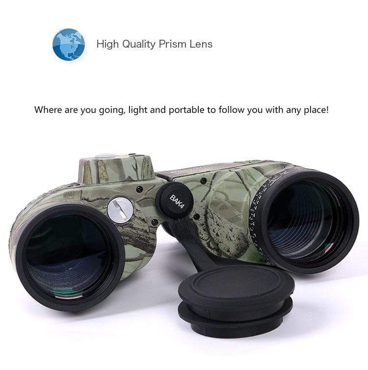 Boshile 10x50 Marine Binoculars Compass & Rangefinder Binoculars  