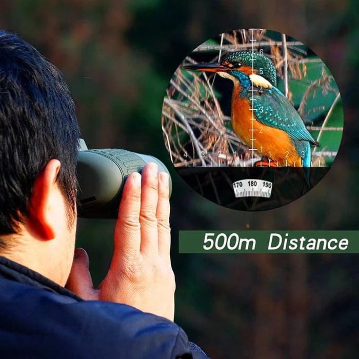 Boshile 10x50 Marine Binoculars Compass & Rangefinder Binoculars  