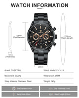 CHEETAH 1613G Casual Sport Chronograph Watch Quartz Smart Watches  